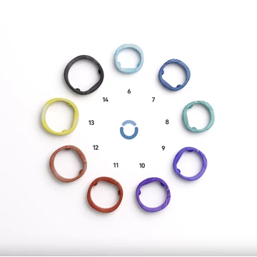 Selector de mărime RingConn Gen 2 Air